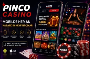 Pinco Casino mobil uygulaması ekran görüntüsü ve mobil casino deneyimi
